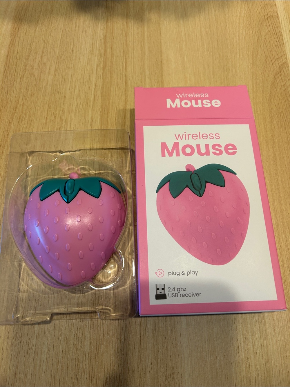 Wireless Mouse - Strawberry shape